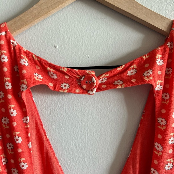 Spell Yellow Rose Bias Mini Dress — Size S - Picture 12 of 16